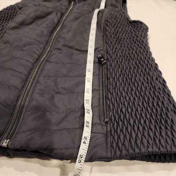 Christopher CJ Banks Solid Smocked Vest Sz Small Gray Stylish Comfy Cozy School - Picture 10 of 10